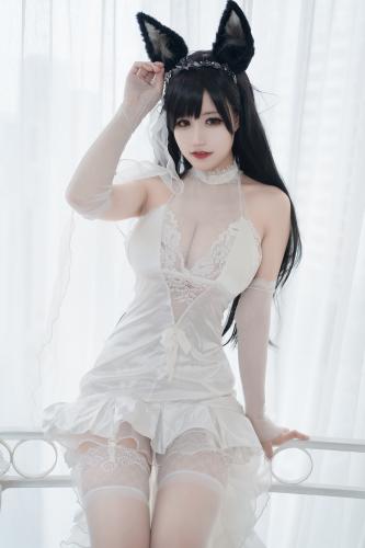 Coser@小仓千代w – No.18 – 爱宕婚纱