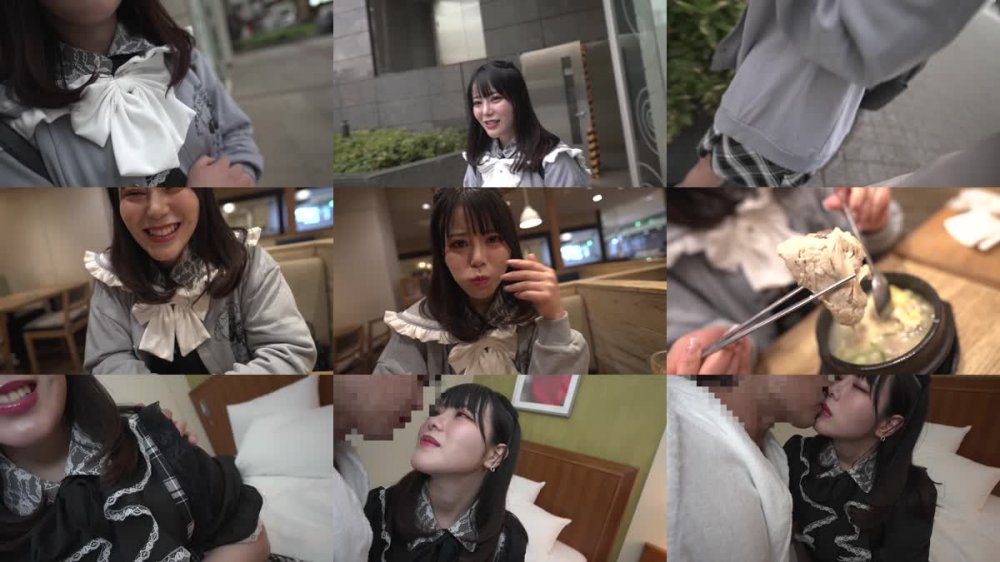 +++ [FHD] 546EROFV-230 素人JD【限定】もあちゃん21歳 ヤミカワなコーディネートで街を歩く低身長JD！！可憐な喘ぎ声が部屋中に響き渡る！！積極的に男にご奉仕するM気質な闇マ○コに中出しフィニッシュ！！