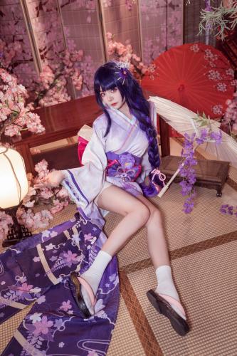 [Cosplay] Aiwest 艾西 – Thunder General 雷电将军