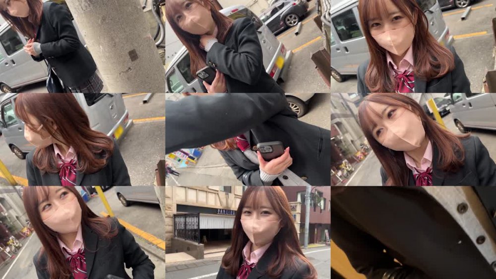 +++ [FHD] 534POK-053 顔出し【個人撮影】激レア_黒パンストの制服女子とハメ撮り_SNSで知り合った美脚娘に種付SEX