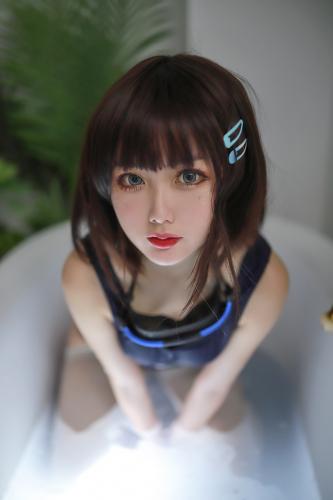 [Cosplay] Ddanlikeu 您的蛋蛋 – Summer Swimsuit In Bathtub 夏日泳装 浴缸