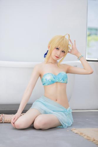 [Cosplay] 封疆疆v saber水着