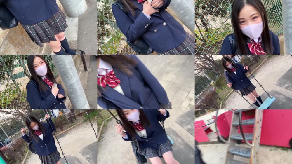 +++ [FHD] 534POK-058 顔出し【個人撮影】激レア_黒パンストの制服女子とハメ撮り_SNSで知り合った美脚娘に種付SEX