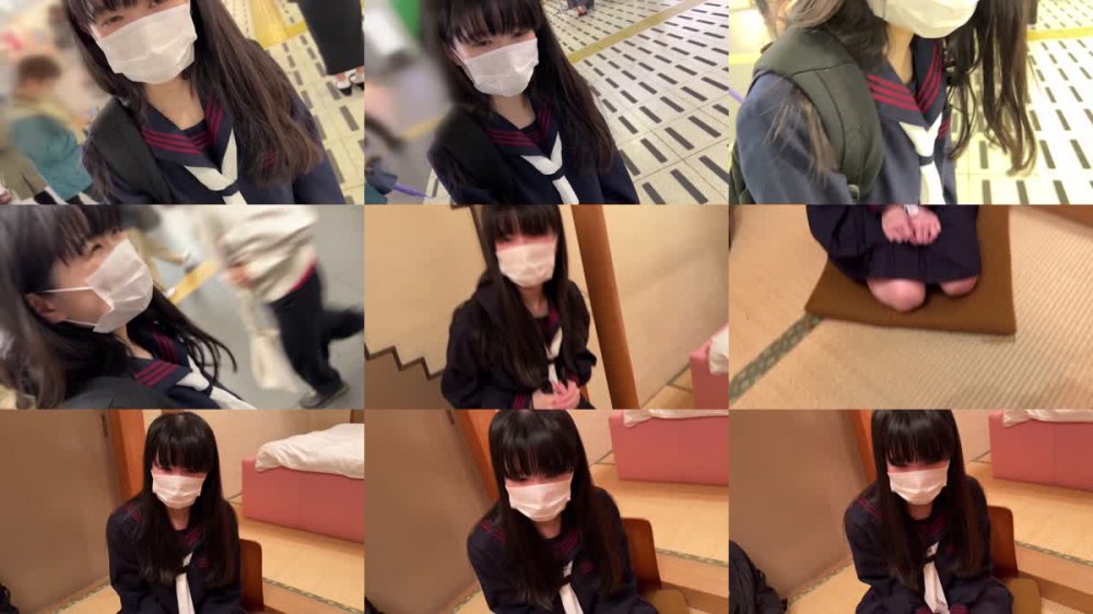 +++ [FHD] 534POK-062 顔出し【個人撮影】激レア_黒パンストの制服女子とハメ撮り_SNSで知り合った美脚娘に種付SEX
