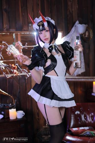 [Cosplay] Rongrongzi 小容仔咕咕咕w – Shuten Douji 酒呑童子 Drinking Maid 酒吞童子女仆