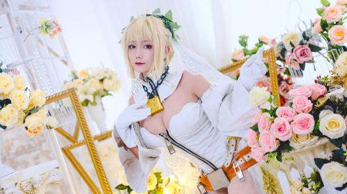[Cosplay] 巴鲁巴鲁BaRu 尼禄花嫁