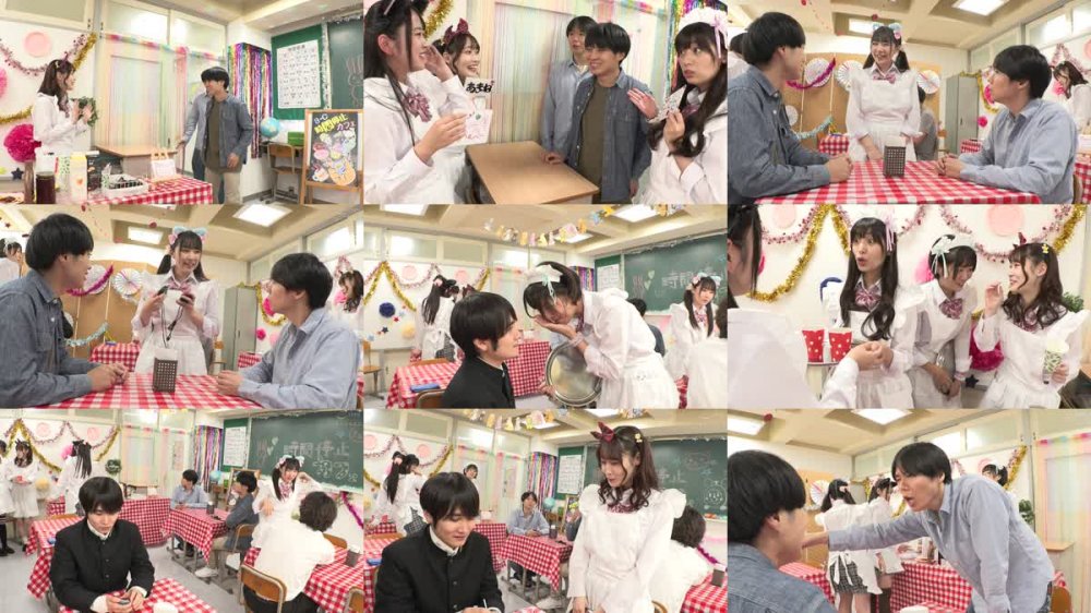 +++ [FHD] HUNTC-187 3年C組の文化祭の模擬店は時間停止カフェ2 いつでもストップ！いつでもセクハラできる時間停止カフェはパンチラ見てもおっぱい触ってもキスしても
