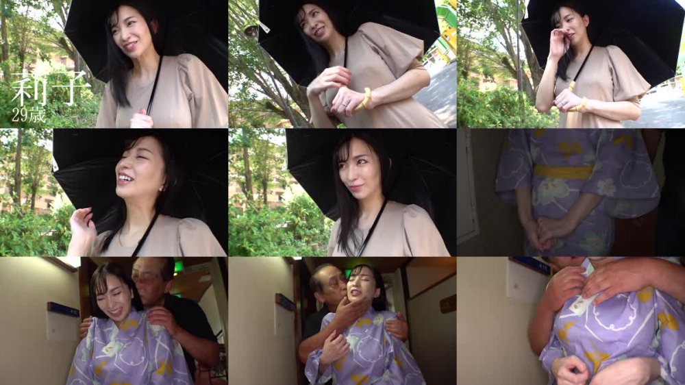 +++ [FHD] BANK-163 巨乳人妻温泉デート 剛毛ま○こ性欲強め美人妻 莉子29歳