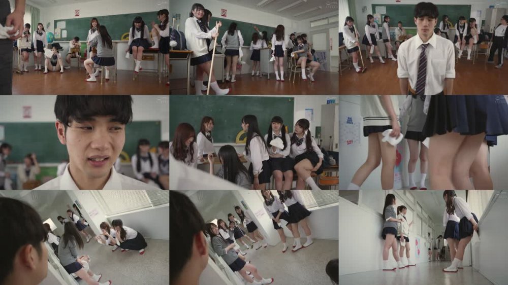 +++ [FHD] HUNTC-087 男はボク1人の学校の大掃除は超パンチラ天国！見渡せば視界に広がる無限パンチラに大興奮！去年まで女子校だった学校に編入したら男はボク1人！