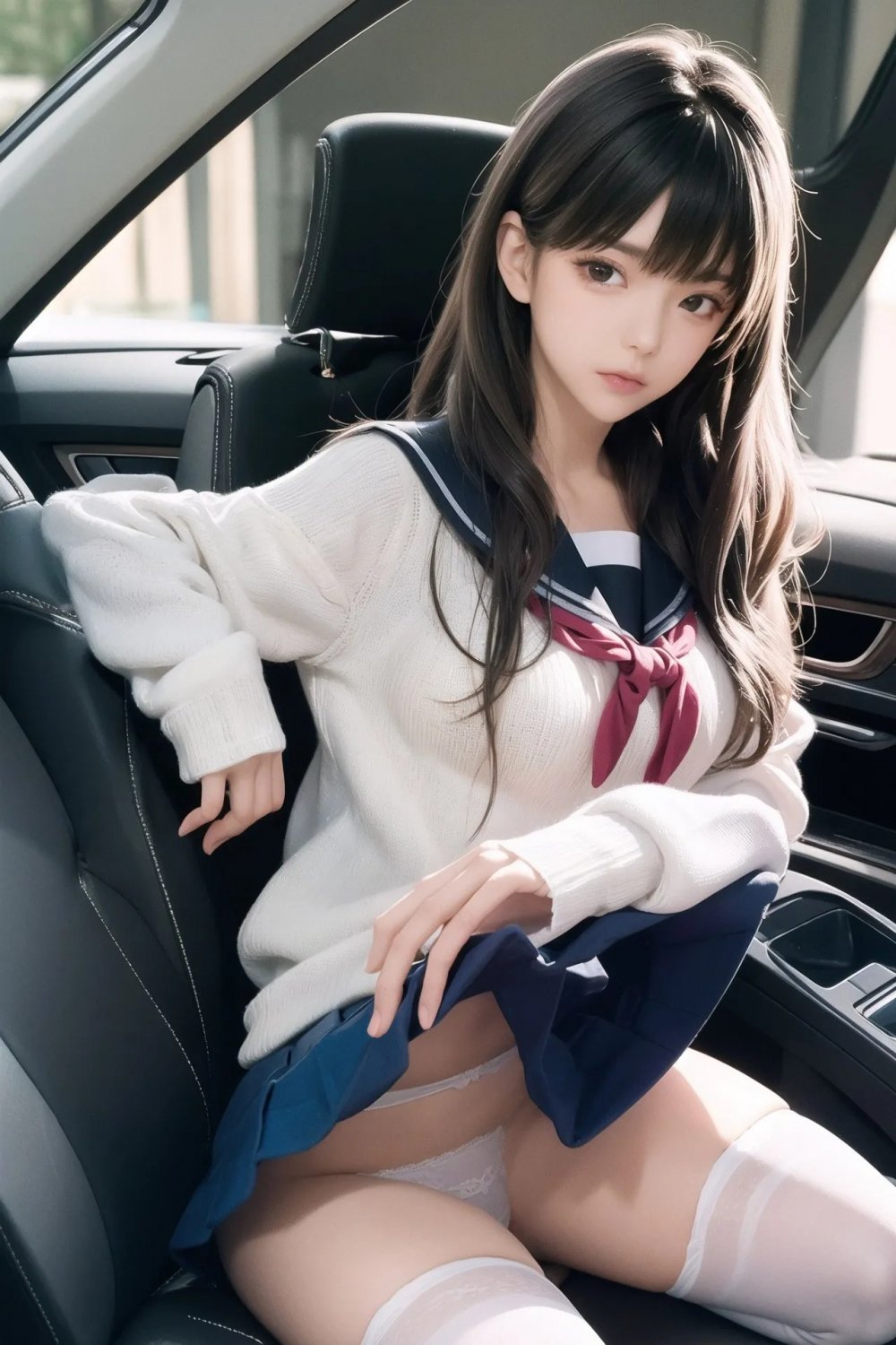 車中美女 [20P]