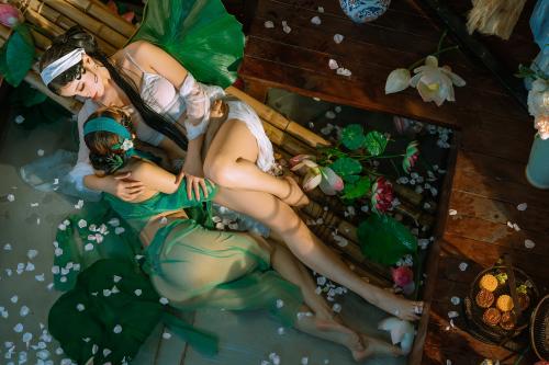 [Cosplay] 奶桃桃&轩萧学姐 白娘子&青蛇