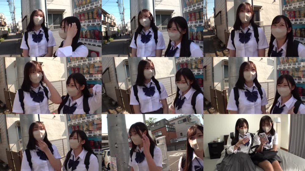 +++ [FHD] SKMJ-495 オジサンの事を見下している生意気な塩対応P活少女達を理解らせWレ×プ デカチン制裁された二人組×2 Part3