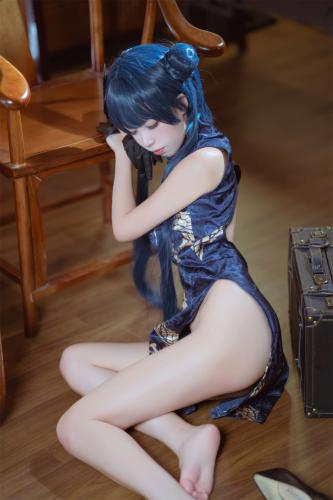 [Cosplay] 是三不是世w 碧蓝档案 妃咲旗袍