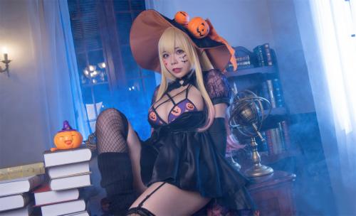 [Cosplay] Wuyan Angel 无颜小天使 – Kitagawa Umume Halloween Party 喜多川海梦万圣节