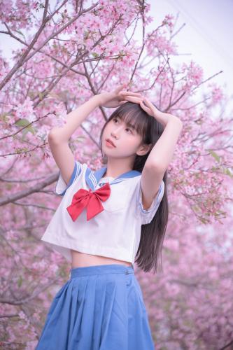 [Cosplay] myeo0 萌芽儿o0 – Sakura JK 樱花JK