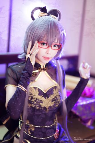 [Cosplay] Ely – Luo Tianyi canary cheongsam 洛天依金丝雀旗袍