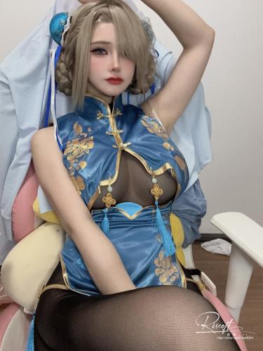 [Cosplay] 前羽_rr 明日奈同人旗袍