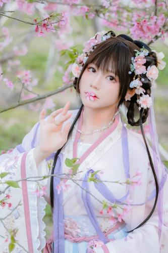 [Cosplay] Nyako 喵子- Sakura Hanfu Flower Goddess Prayer 樱花汉服 花神祈愿