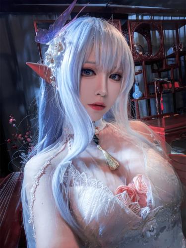 [Cosplay] 半半子 碧蓝航线 阿尔比恩旗袍