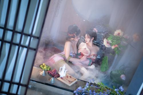 [Cosplay] 星澜是澜澜叫澜妹呀&Natsuko夏夏子 – 瑶池洗凝脂