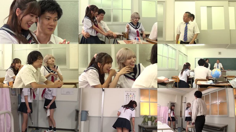 +++ [FHD] LOL-239 ネトラレ学園～校則を破った女生徒に中出し制裁～小那海あや 春陽モカ