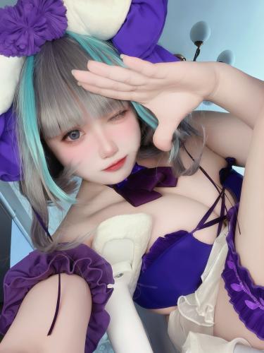 [Cosplay] 贞子蜜桃 – 碧蓝航线 柴郡泳装