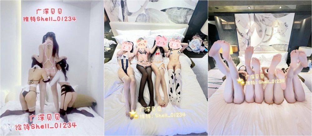 反差小母狗蘿莉【廣深貝貝】新作 戶外露出私拍，帶閨蜜一起服務金主爸爸，長得越乖 玩的越嗨 小巧的身材被捅穿了