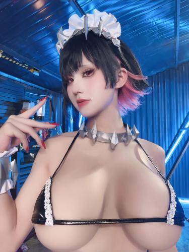 [Cosplay] 桜满三时 – 绝区零 艾莲乔 女仆比基尼