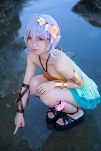 [Cosplay] G44 不会受伤 – Cocoro swimsuit 可可萝泳衣