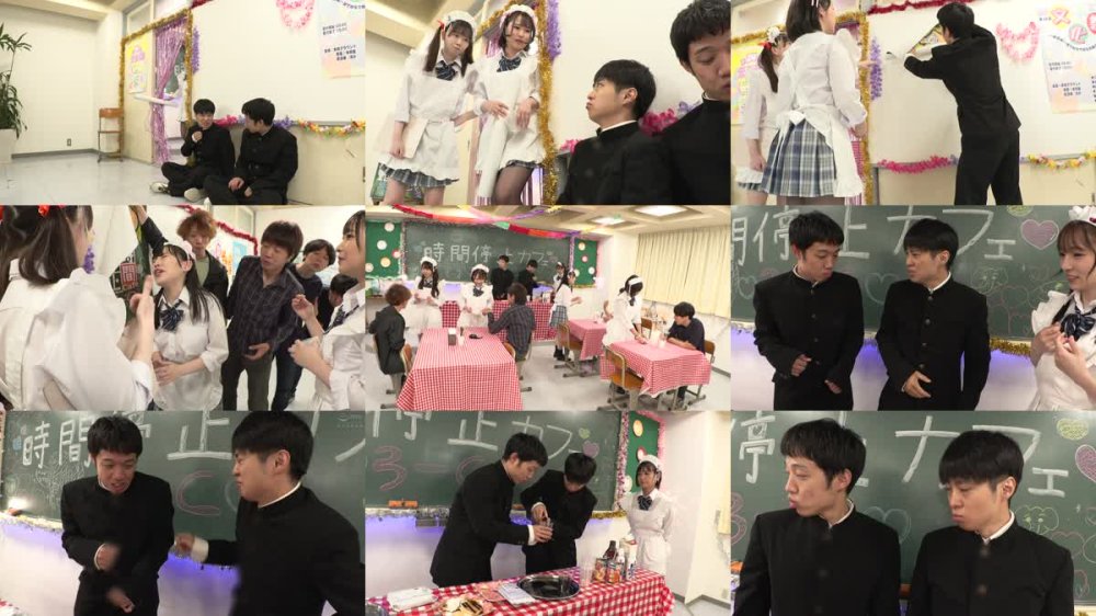 +++ [FHD] HUNTC-311 3年C組の文化祭の模擬店は時間停止カフェ3 いつでもストップ！いつでもセクハラできる時間停止カフェはパンチラ見てもおっぱい触ってもキスしても