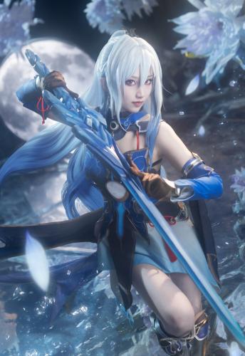 [Cosplay] Feng Mian 风眠眠 – Star Dome Railway Mirror Stream 星穹铁道 镜流