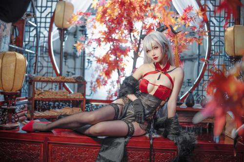 [Cosplay] 骨牙路子野 – 埃吉尔旗袍