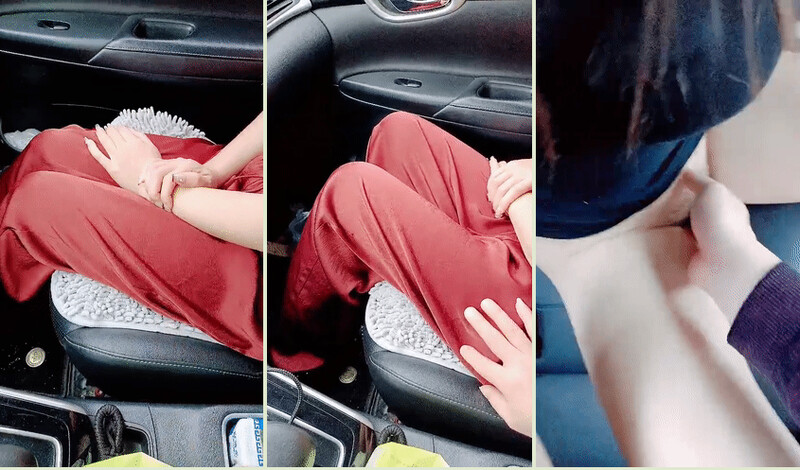 【劇情演繹】騷婦與炮友超爽車震❤️無套艹逼超兇超猛一頓狂艹簡直爽歪歪