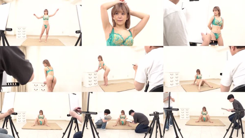 +++ [FHD] IENF-369 素人女子大生が高額バイト代につられてヌードデッサンモデルに！マ〇コのビラビラまで丁寧に描かれる羞恥にマ〇コはグッショリ！生で挿入されてイキまくり！ 8