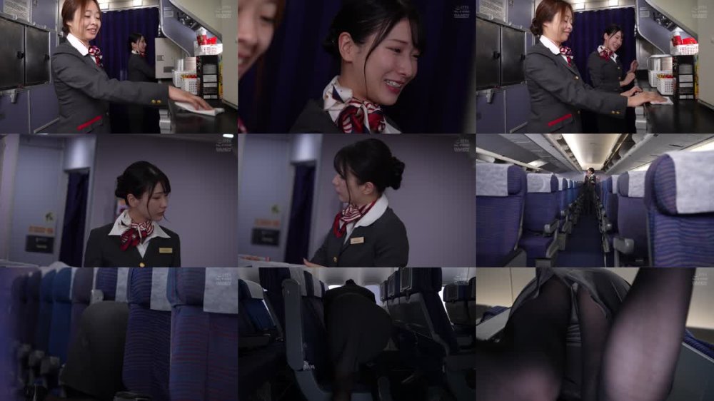 +++ [FHD] DANDY-968 うぶな男の子に冗談半分の挑発パンチラしたら超暴走！ 仕方なく射精させてあげても勃起は治まらず追いかけられて機内の死角でハメられまくる美人CA
