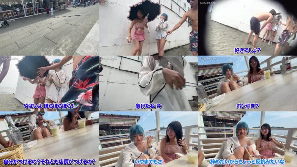 +++ [FHD] 326EVA-203 海ナンパ☆派手髪ツンデレ水着コンカフェ嬢に生ハメ中出しわからSEX！！絶品卍舌ピご奉仕フェラからの大人ピストンで孕ませぶっぱ！