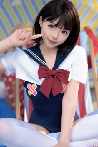 [Cosplay] Bangni邦尼 – 反差JK泳装