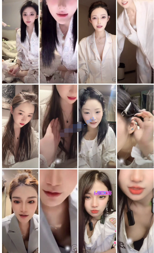 抖音閃現 顏值主播各顯神通 擦邊 閃現走光 美女是真的多25.5.4