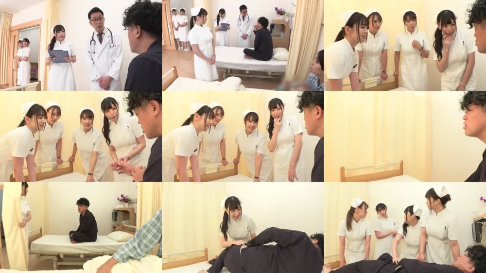 +++ [FHD] HUNTC-332 「ホントに包茎？」「剥かせてよ！」人生初の包茎チ○ポに興味津々！看護師のストレス解消法は入院中のボクの包皮を剥いたり戻したり舐めたり挿れたり