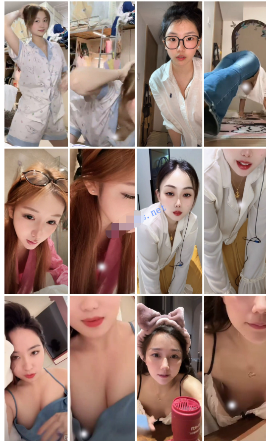 抖音閃現 顏值主播各顯神通 擦邊 閃現走光 超多美女合集25.5.25