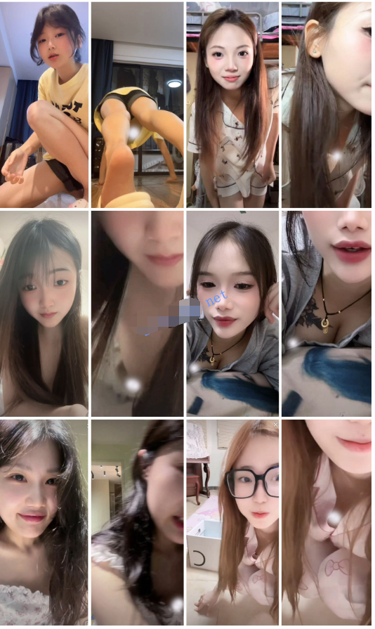抖音閃現 顏值主播各顯神通 擦邊 閃現走光 超多美女合集25.6.7