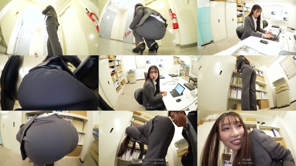 +++ [FHDC] SMOK-017 【ぶっかけセクハラ】残業中、2人きりの社内で無自覚誘惑パッツンスーツのせいでムラムラ部長の中年こってり精子をかけられるデカ尻新人OL 宮城りえ