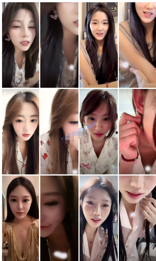 抖音閃現 顏值主播各顯神通 擦邊 閃現走光 超多美女合集25.6.21