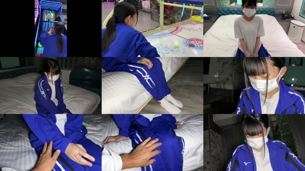 +++ [FHD] 326MGK-020 【処女喪失】小柄テニス部員がいつも使っているジャージを着用し2度のゴム無し生ハメSEX。
