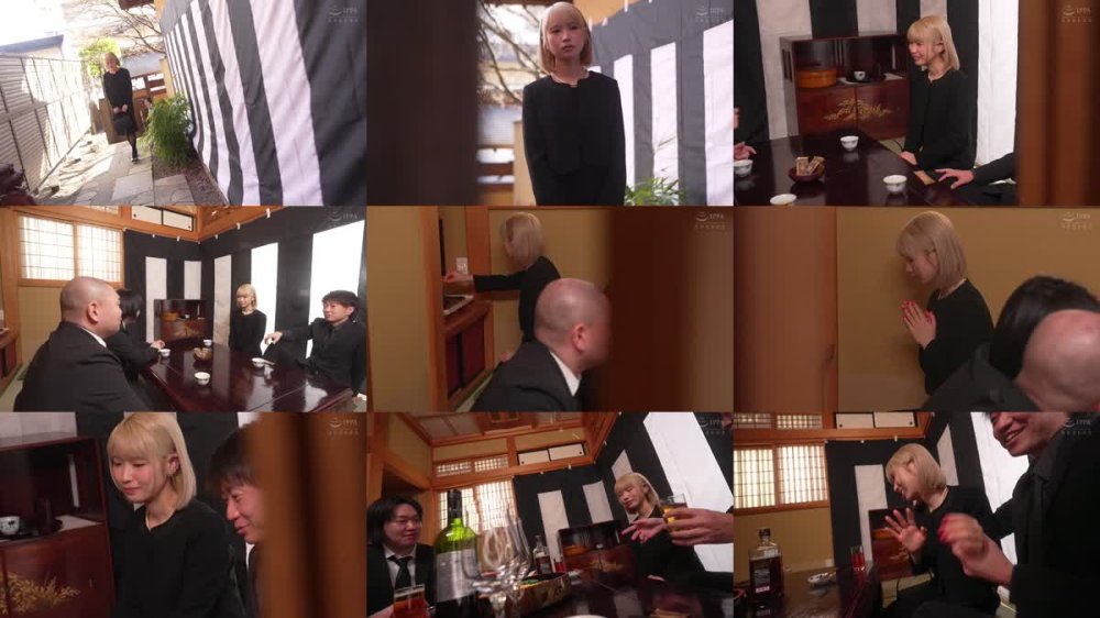 +++ [FHD] REAL-924 元カレの法事に派手髪で現れた不謹慎な金髪喪服ギャルを散々飲ませて泥●輪●レ●プ 希咲那奈