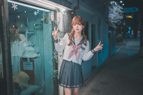[DJAWA Photo] Jeong Jenny (정제니) – Hatsukoi Yozakura