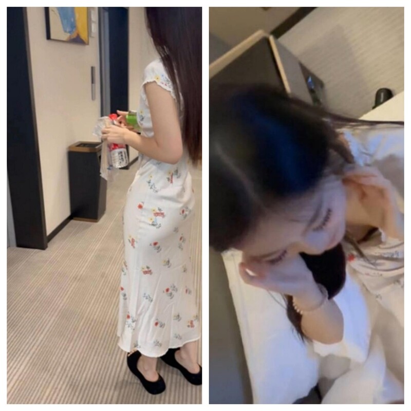 電報付費群新作，【暑假約啪大三女神】，空乘專業，路上回頭率超級高