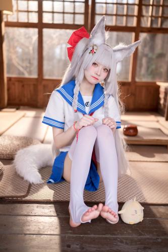 [Cosplay] 九柒喵 – 朝凪 JK