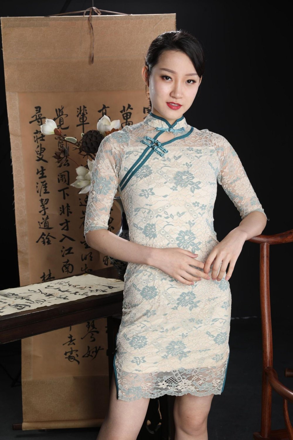 甚是美妙的極品旗袍小姐姐[28P]