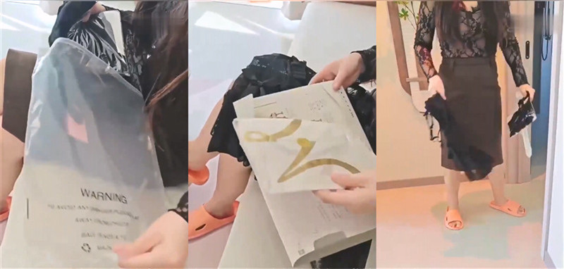 去美女同事家串門❤️準備好的性感情趣內衣穿上開操